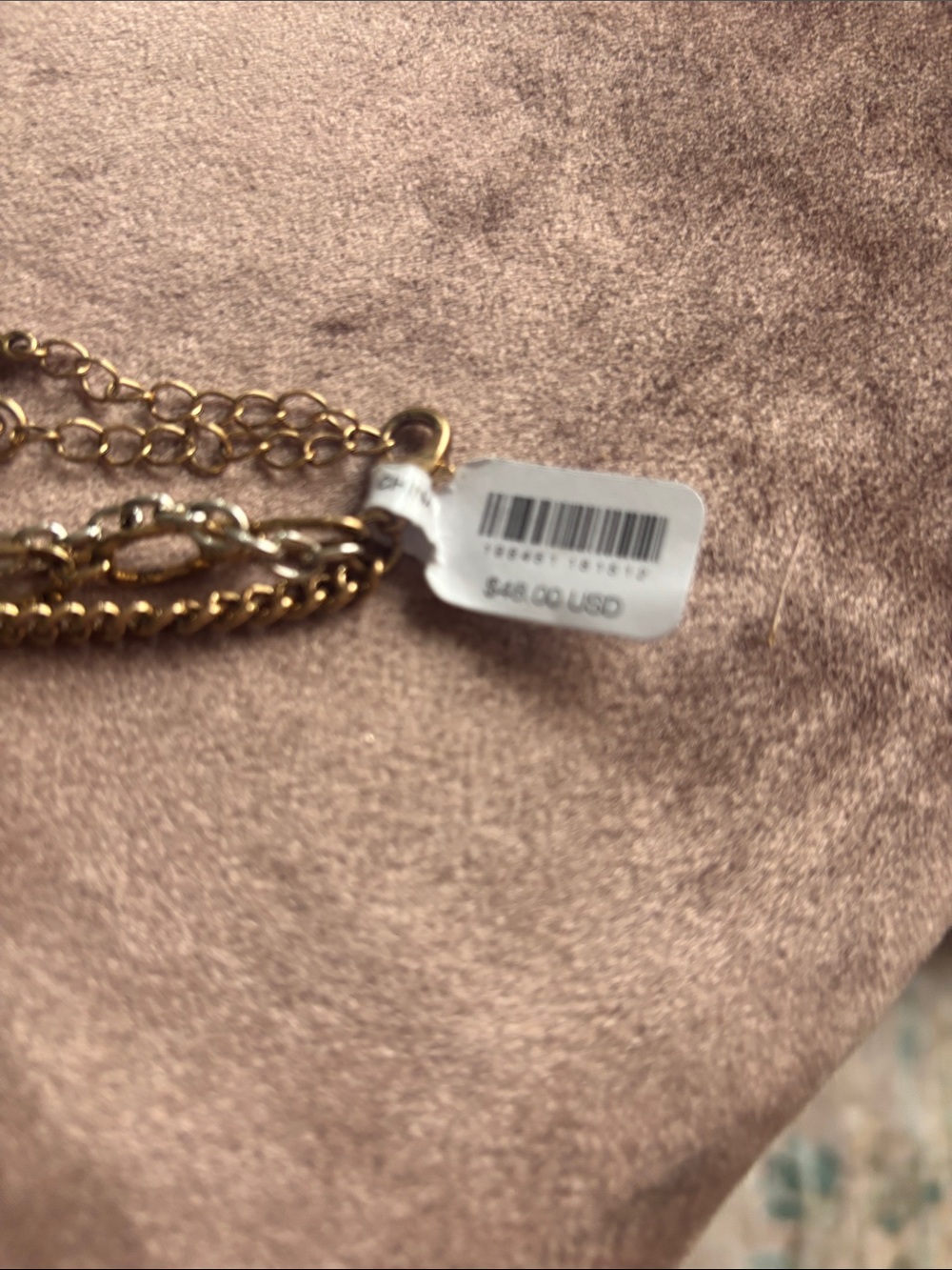 Free People Mixed Gold and Silver Sun & Moon Layered Necklace - Picture 3 of 3